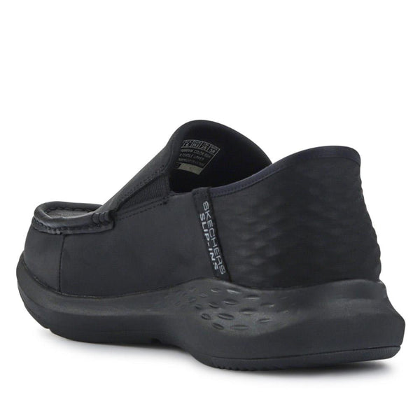 Pavers Skechers Wide Fit Slip-ins Relaxed Fit Trainers - Black