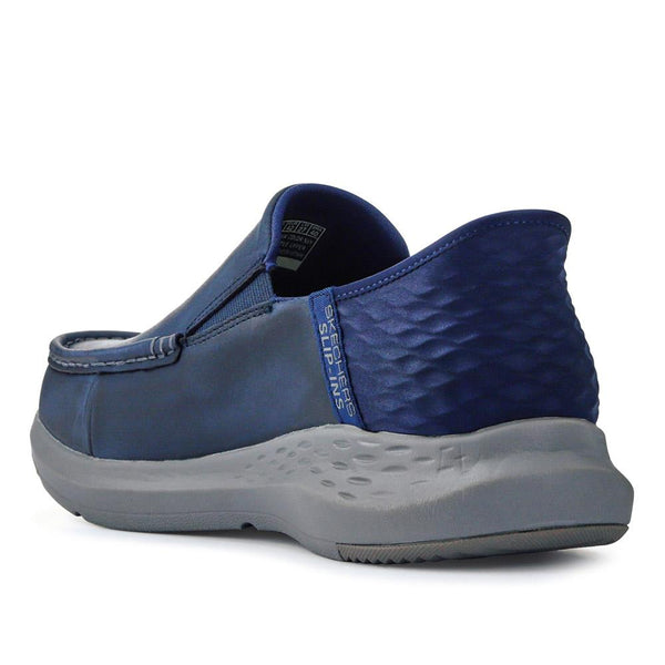 Pavers Skechers Wide Fit Slip-ins Relaxed Fit Trainers - Navy