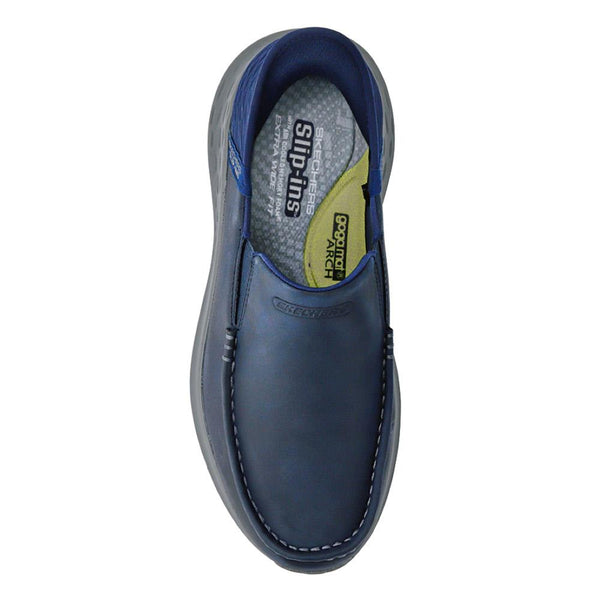 Pavers Skechers Wide Fit Slip-ins Relaxed Fit Trainers - Navy