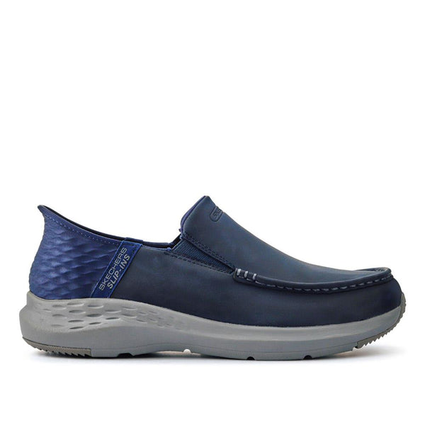 pavers Skechers Wide Fit Slip-ins Relaxed Fit Trainers - Navy