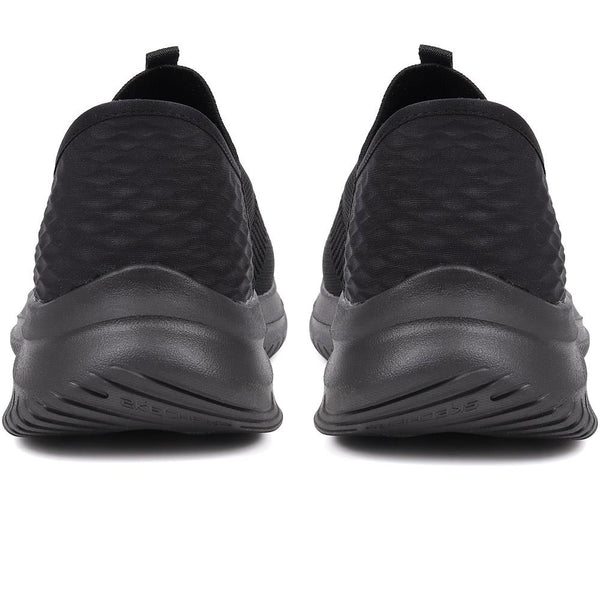 Pavers Skechers Wide Fit Slip-ins: Ultra Flex Trainers - Black