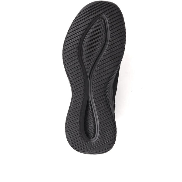Pavers Skechers Wide Fit Slip-ins: Ultra Flex Trainers - Black