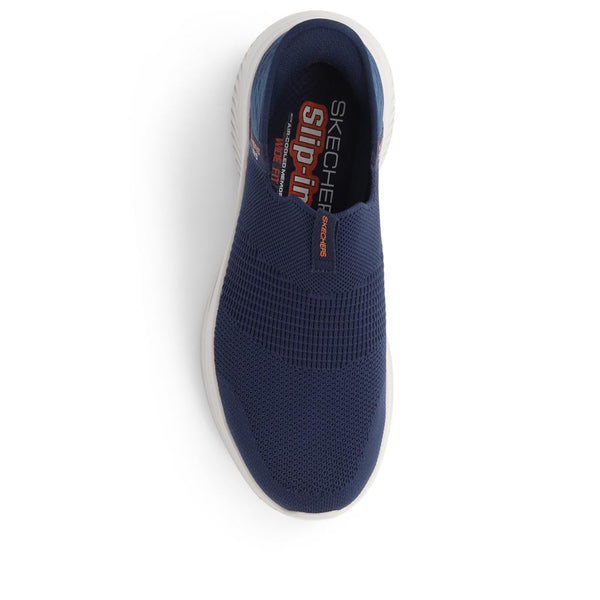 Pavers Skechers Wide Fit Slip-ins: Ultra Flex Trainers - Navy