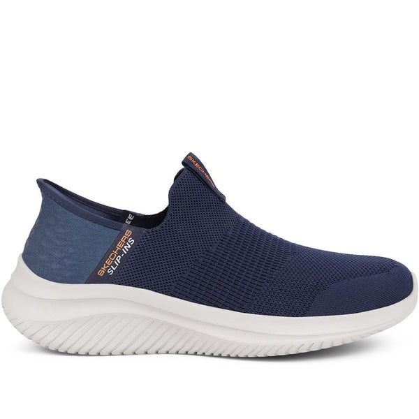 pavers Skechers Wide Fit Slip-ins: Ultra Flex Trainers - Navy