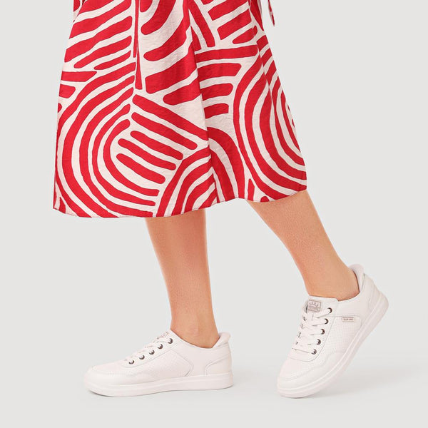 Pavers Slip-ins: BOBS D'Vine - So Flattered Trainers - White