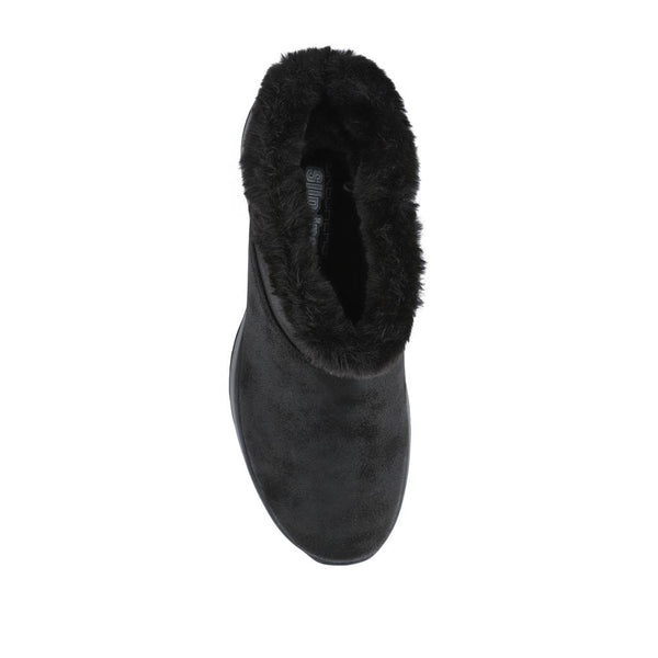Pavers Slip-ins: On-the-GO Joy - Cozy Dream Boots - Black