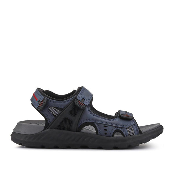 pavers Triple Touch-Fastening-Strapped Sandals - Navy