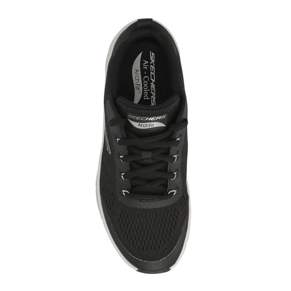 Pavers Wide-Fit Arch Fit D'Lux Summer Trainers - Black