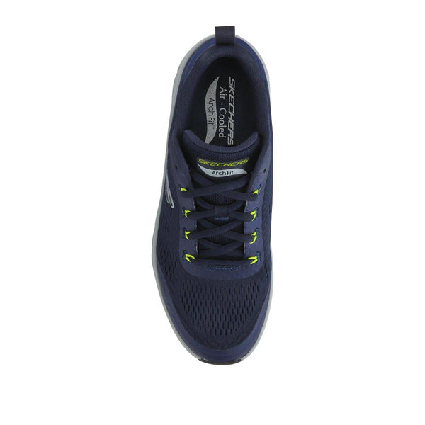 Pavers Wide-Fit Arch Fit D'Lux Summer Trainers - Navy