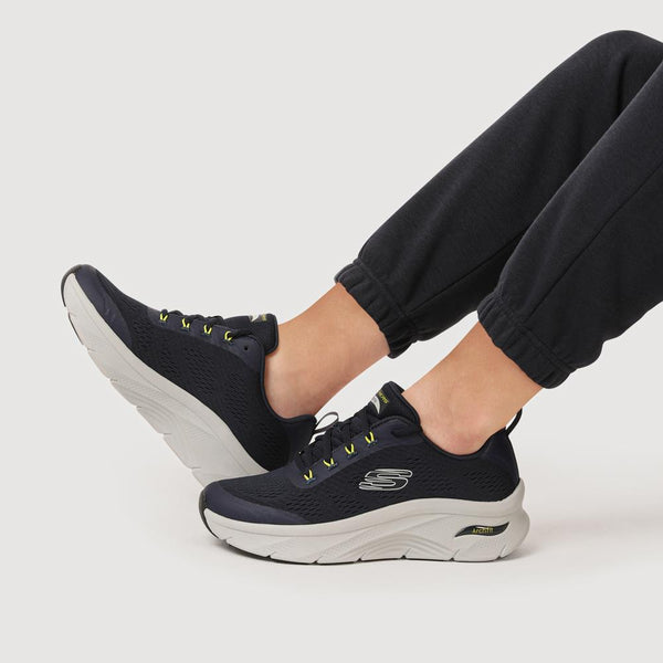 Pavers Wide-Fit Arch Fit D'Lux Summer Trainers - Navy