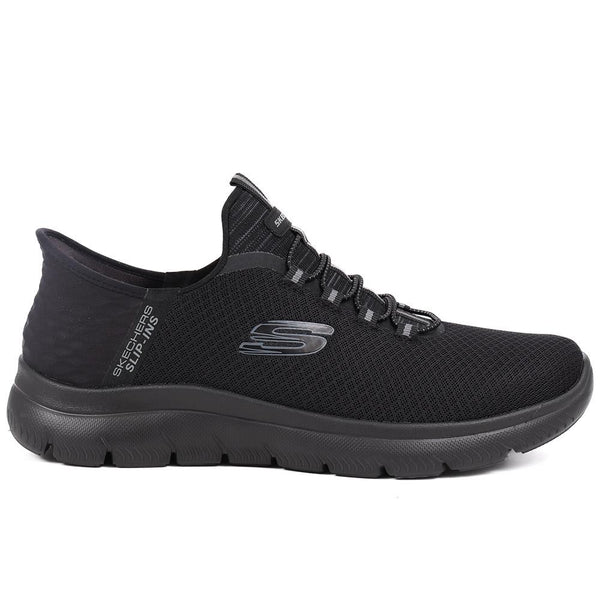 pavers Wide Fit Skechers Slip-ins: Summits - High Range - Black