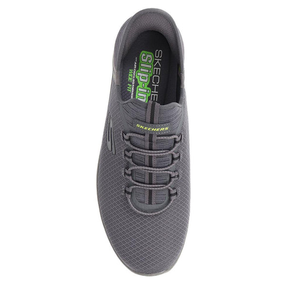 Pavers Wide Fit Skechers Slip-ins: Summits - High Range - Charcoal