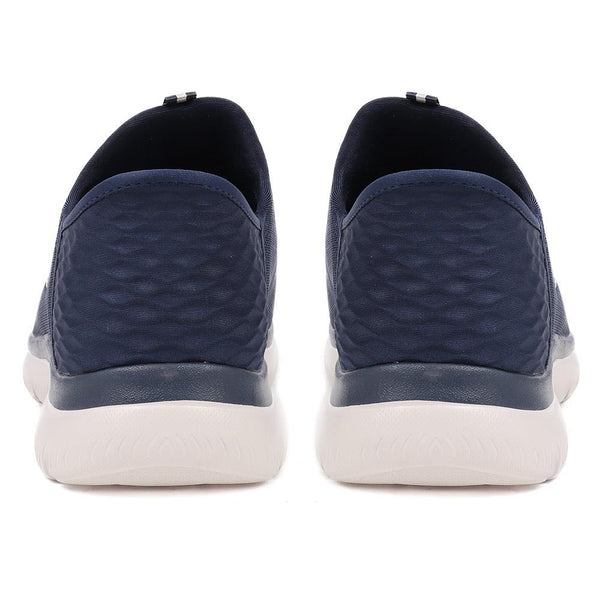 Pavers Wide Fit Skechers Slip-ins: Summits - High Range - Navy