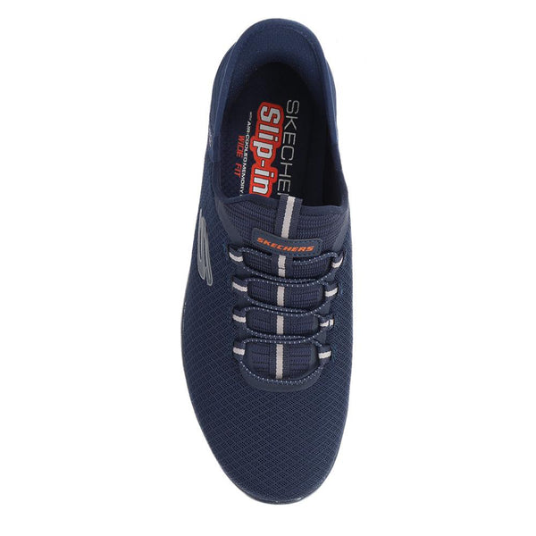 Pavers Wide Fit Skechers Slip-ins: Summits - High Range - Navy