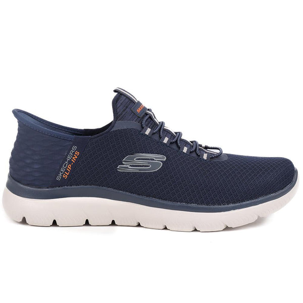 pavers Wide Fit Skechers Slip-ins: Summits - High Range - Navy