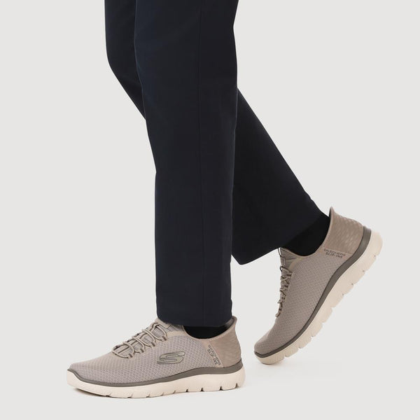 Pavers Wide Fit Skechers Slip-ins: Summits - High Range - Taupe
