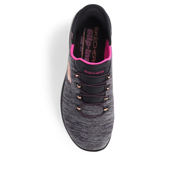 Pavers Wide Fit Slip-ins®: Summits - Dazzling Haze - Black