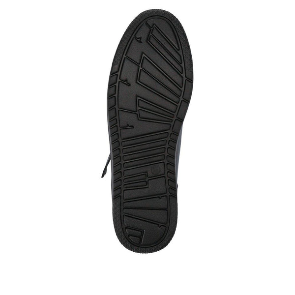 Pavers Zip-Up Chunky Platform Trainers - Black Patent