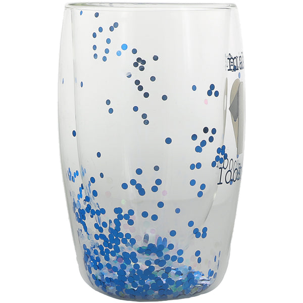 Pavilion Gift Company 19 Look Good 14 Oz Double-Walled Glass
