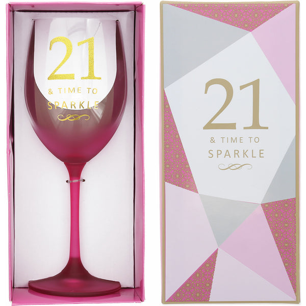 pavilion gift company 21 Gift Boxed 19 oz Crystal Wine Glass