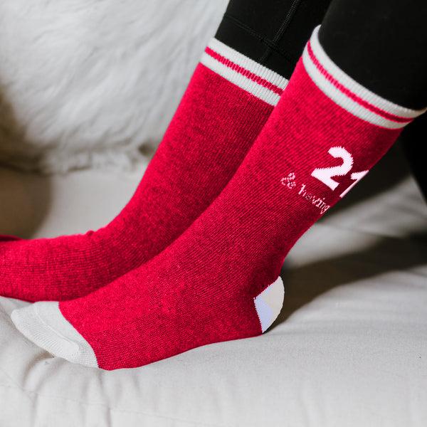 Pavilion Gift Company 21 & Having Fun Ladies Crew Sock