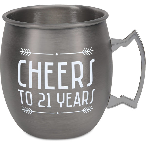 pavilion gift company 21 Years 20 oz Stainless Steel Moscow Mule
