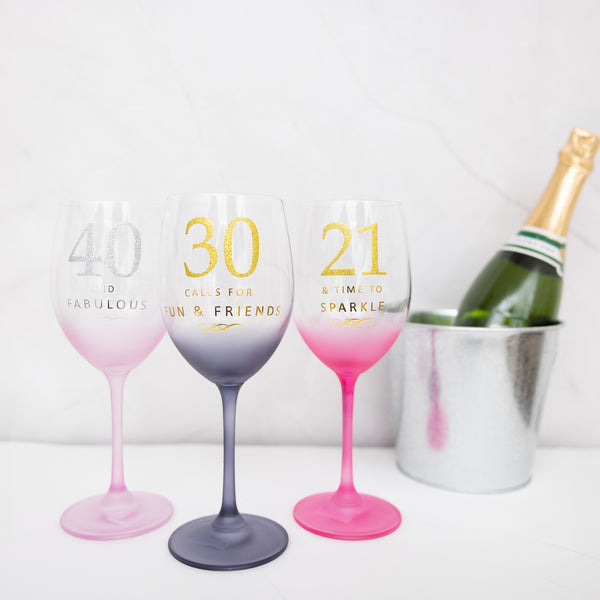 Pavilion Gift Company 30 Gift Boxed 19 Oz Crystal Wine Glass