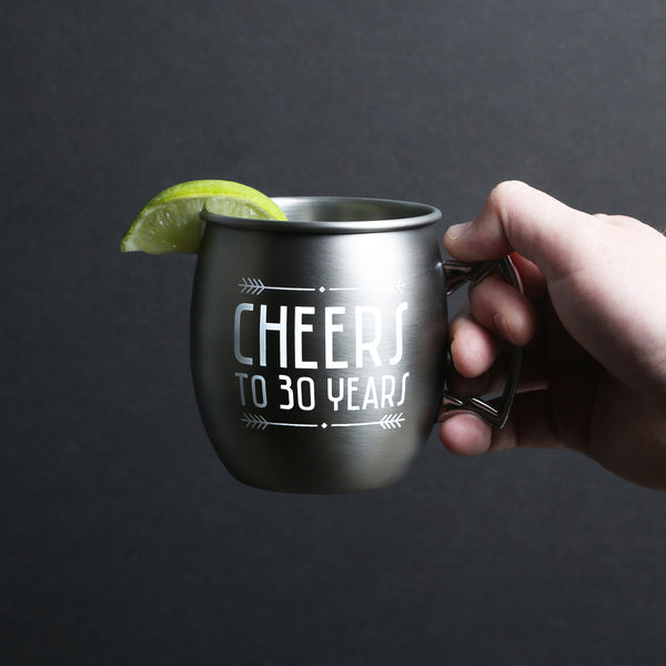 Pavilion Gift Company 30 Years 20 Oz Stainless Steel Moscow Mule