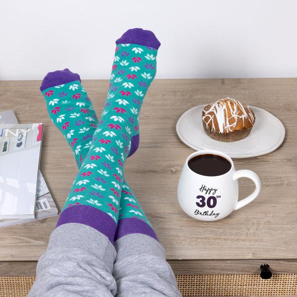 Pavilion Gift Company 30th Birthday 15.5 Oz Mug And Sock Set