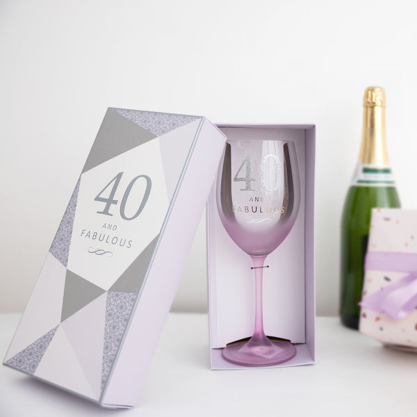 Pavilion Gift Company 40 Gift Boxed 19 Oz Crystal Wine Glass