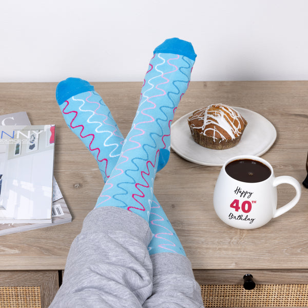 Pavilion Gift Company 40th Birthday 15.5 Oz Mug And Sock Set