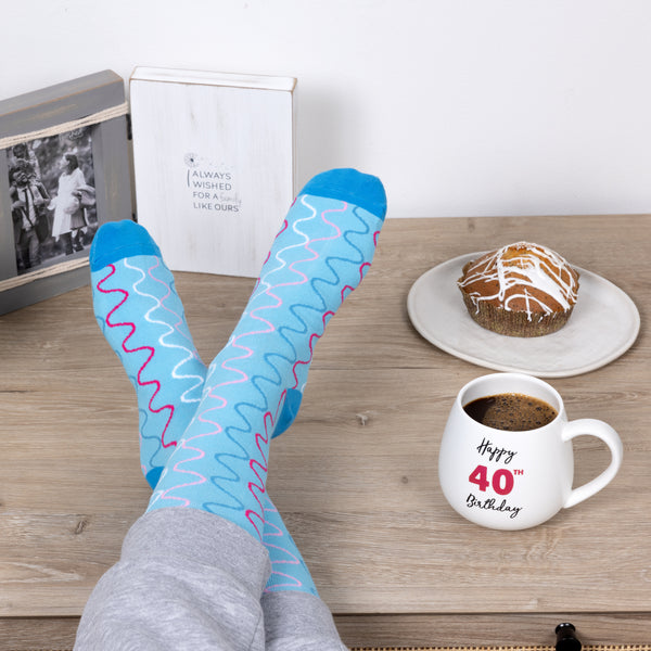 Pavilion Gift Company 40th Birthday 15.5 Oz Mug And Sock Set