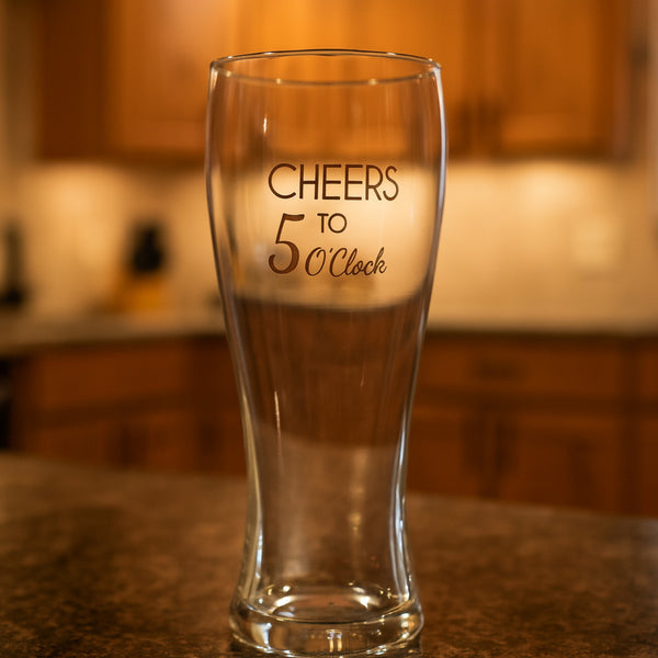 Pavilion Gift Company 5 O'Clock 15 Oz Pilsner Glass