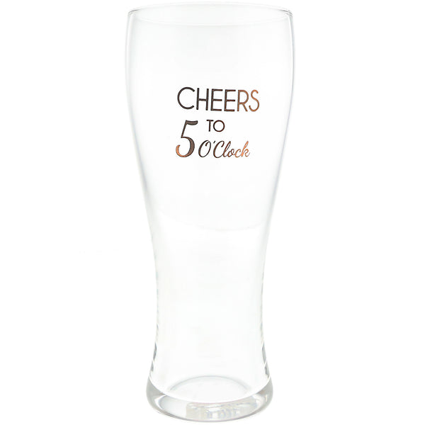 pavilion gift company 5 O'Clock 15 oz Pilsner Glass