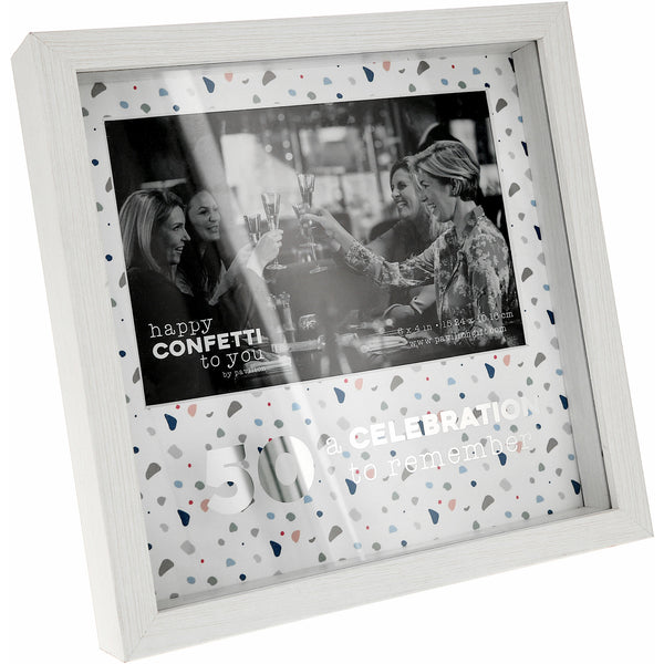 pavilion gift company 50 7.5" Shadow Box Frame (Holds 6" x 4" Photo)
