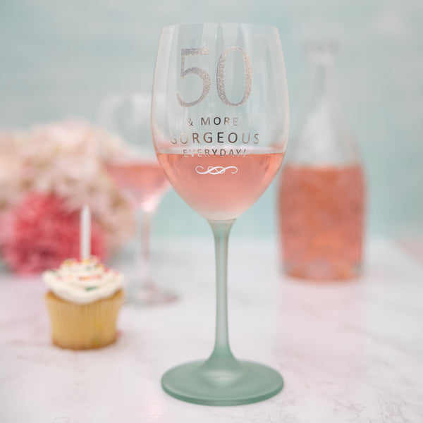 Pavilion Gift Company 50 Gift Boxed 19 Oz Crystal Wine Glass