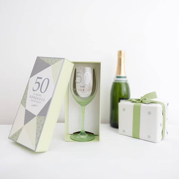 Pavilion Gift Company 50 Gift Boxed 19 Oz Crystal Wine Glass