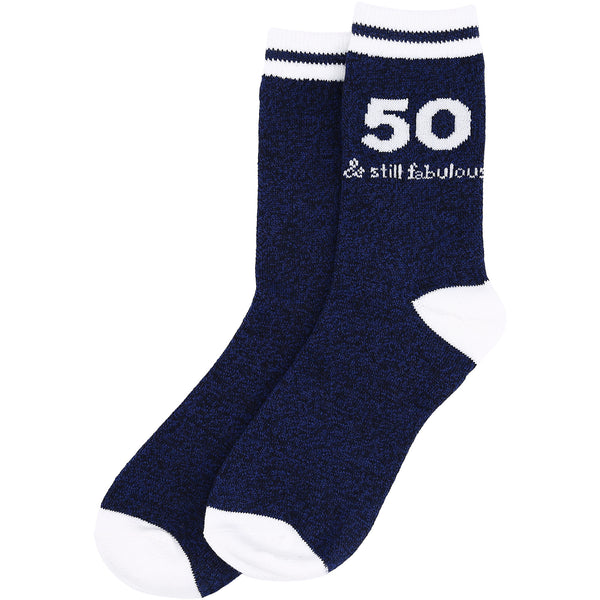 pavilion gift company 50 & Still Fabulous Ladies Crew Sock