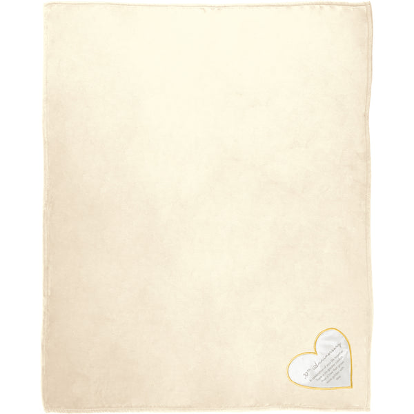 Pavilion Gift Company 50th Anniversary 50" X 60" Royal Plush Blanket