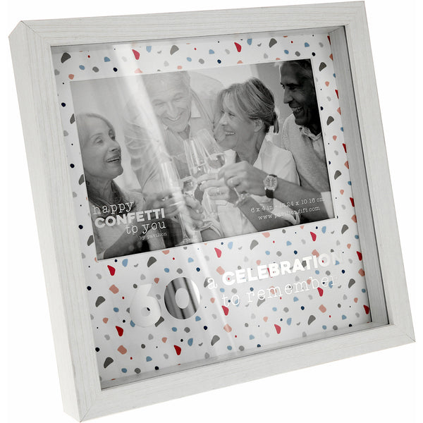 pavilion gift company 60 7.5" Shadow Box Frame (Holds 6" x 4" Photo)
