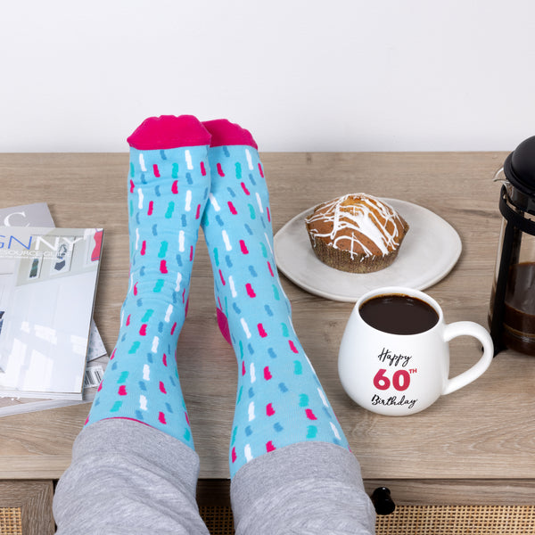 Pavilion Gift Company 60th Birthday 15.5 Oz Mug And Sock Set