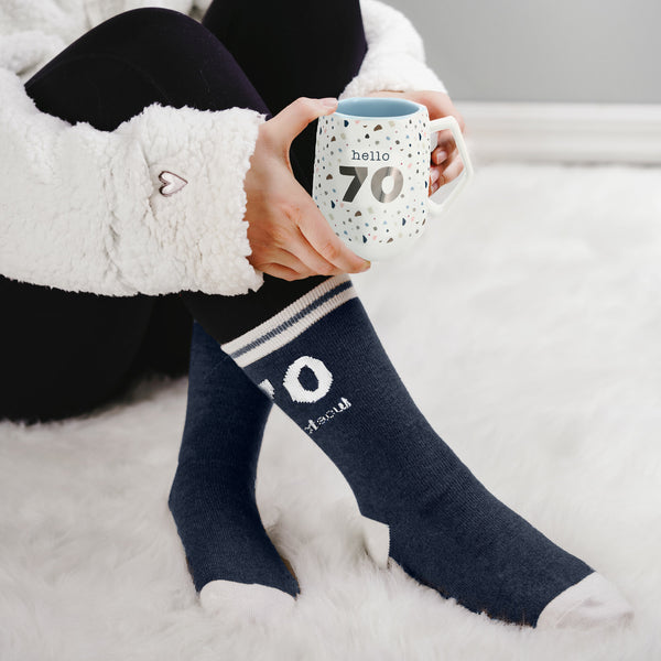 Pavilion Gift Company 70 & Spectacular Ladies Crew Sock
