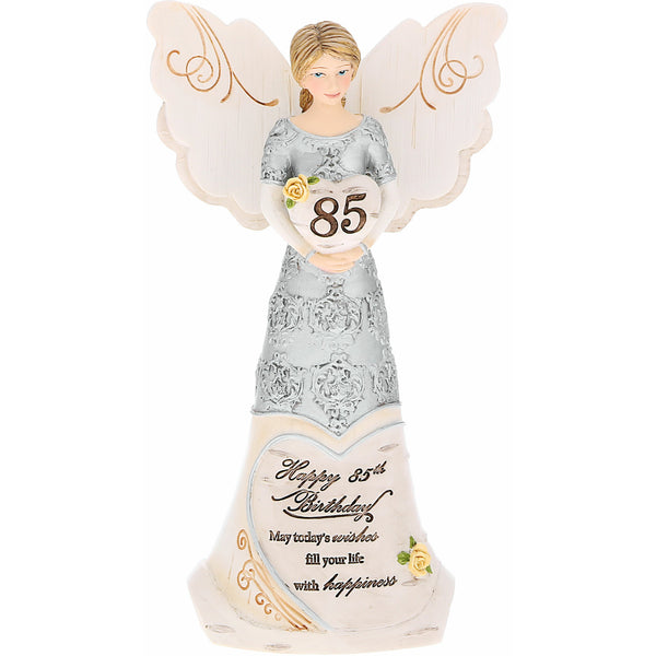 pavilion gift company 85th Birthday 6" Angel Holding Heart