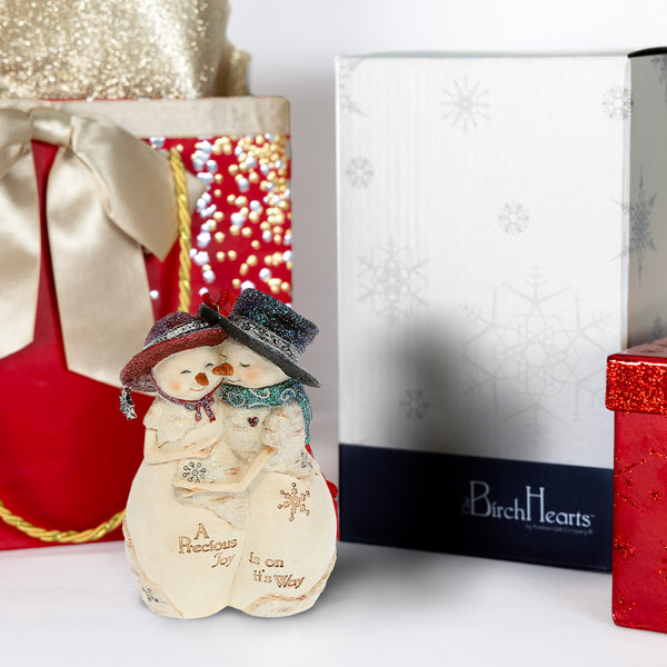 Pavilion Gift Company A Precious Joy 4" Snowcouple Ornament