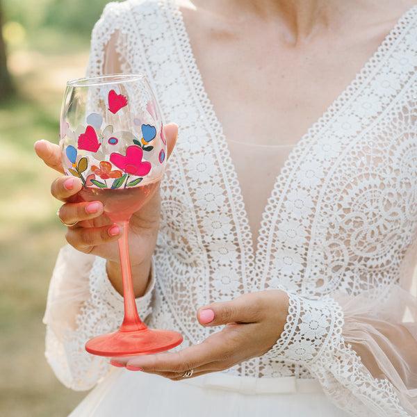 Pavilion Gift Company Age & Wine Gift Boxed 18 Oz Wine Glass