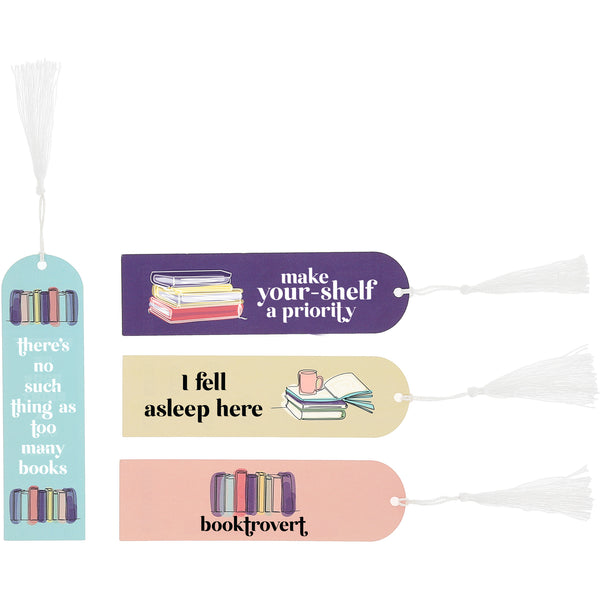 pavilion gift company All Booked Up Bookmark Gift Set - Set of 4