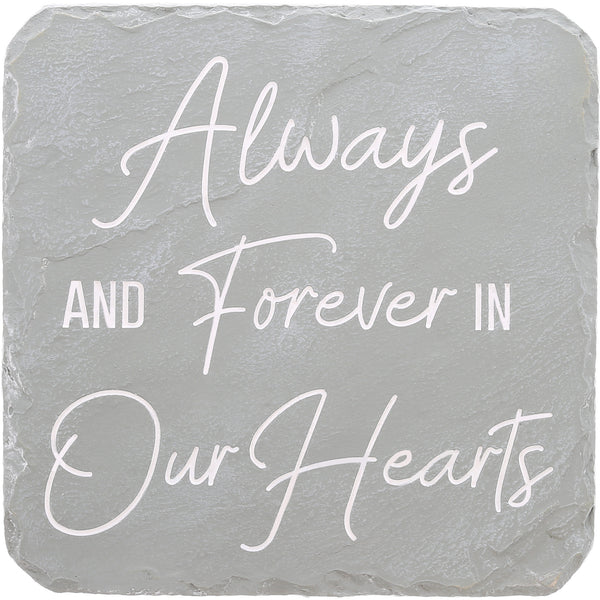 pavilion gift company Always & Forever 7.75" x 7.75" Garden Stone