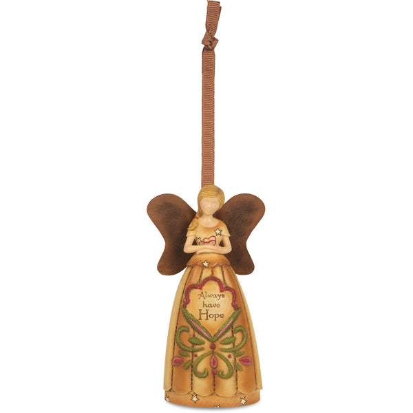pavilion gift company Always have Hope 4.5" Angel with Butterfly Ornament