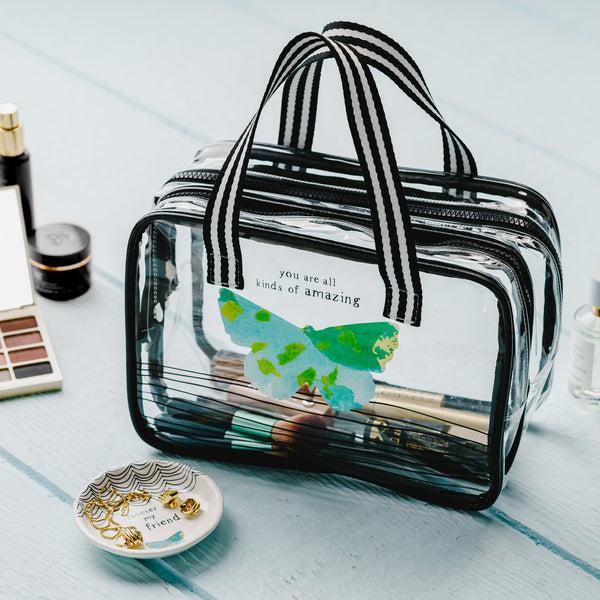 Pavilion Gift Company Amazing 10.5" X 5" X 7" Cosmetic Bag