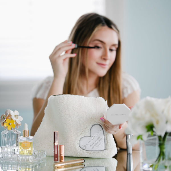 Pavilion Gift Company Amazing 10" X 8" Sherpa Cosmetic Bag